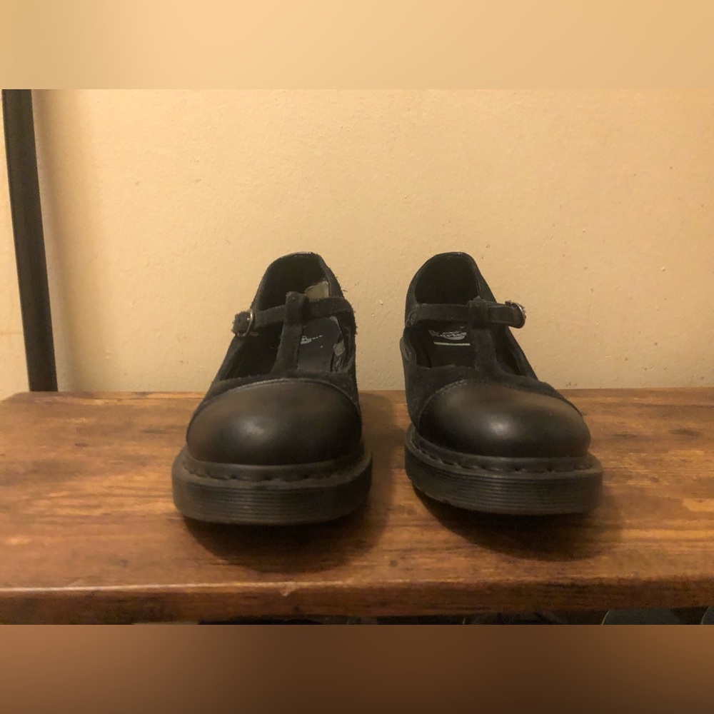 Vintage suede Doc Martens heels